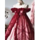 Cor Cupidinis Pearl Maiden Blouse Skirt Corset Belt Cape Overdress JSK Set OP and Underskirt(Limited Reservation/Multiple Colours/Full Payment Without Shipping)